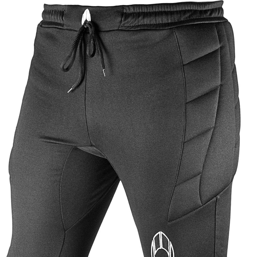 HO Sports - Pantalones 3/4 de portero acolchados para fútbol, con logotipo de HO