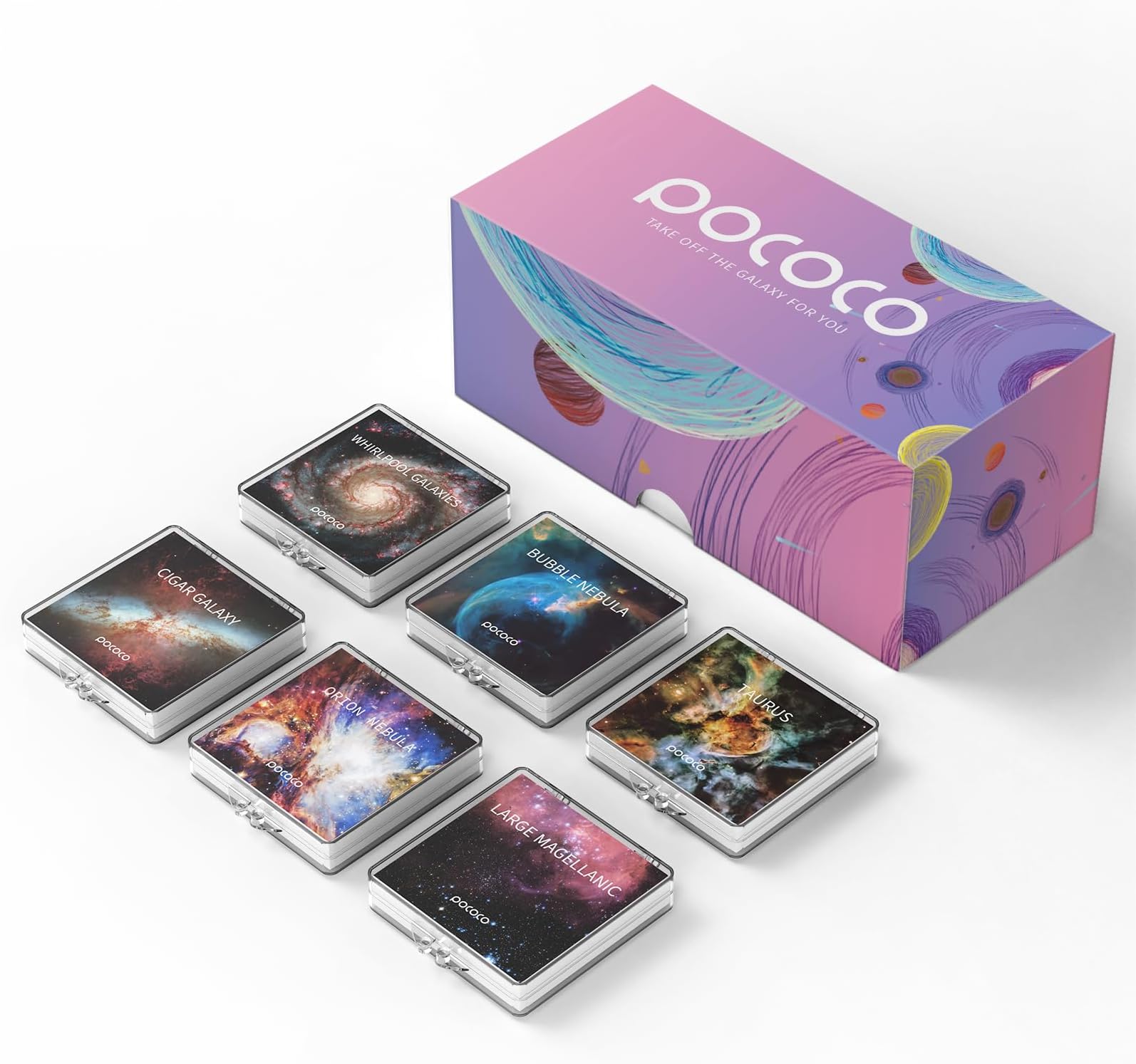 Realistic Projection Slides – Image Reels for POCOCO Galaxy Lite Star Projector Home Planetarium, 5K Ultra HD (Slide Set, Projector Not Included)