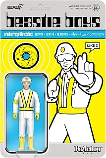 Super7 Reaction Figure Beastie Boys Mike D (Intergalactic Crossing Guard) - 3.75" Beastie Boys Action Figure - Hip Hop Collectibles and Retro Toys