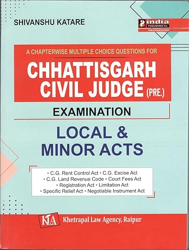 CG CIVIL JUDGE PRE. EXAM LOCAL &amp; MINOR ACTS