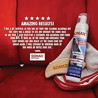 Vista 5 de SONAX Limpiador de tapicería y alcántara (206141), Limpieza espumante de alcántara (piel sintética), Limpiador de acumulación de suciedad y mugre