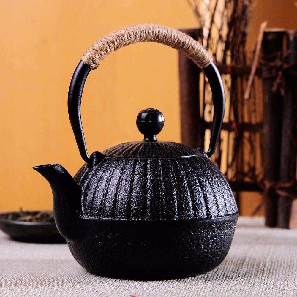 Tetera Japonesa Tetera Hierro Fundido Tetera Japonesa De Hierro Fundido, Tetera, Tetera De 550ML, Teteras Para Cocina Casera Hervidor de Hierro Fundido Tetera de Hierro