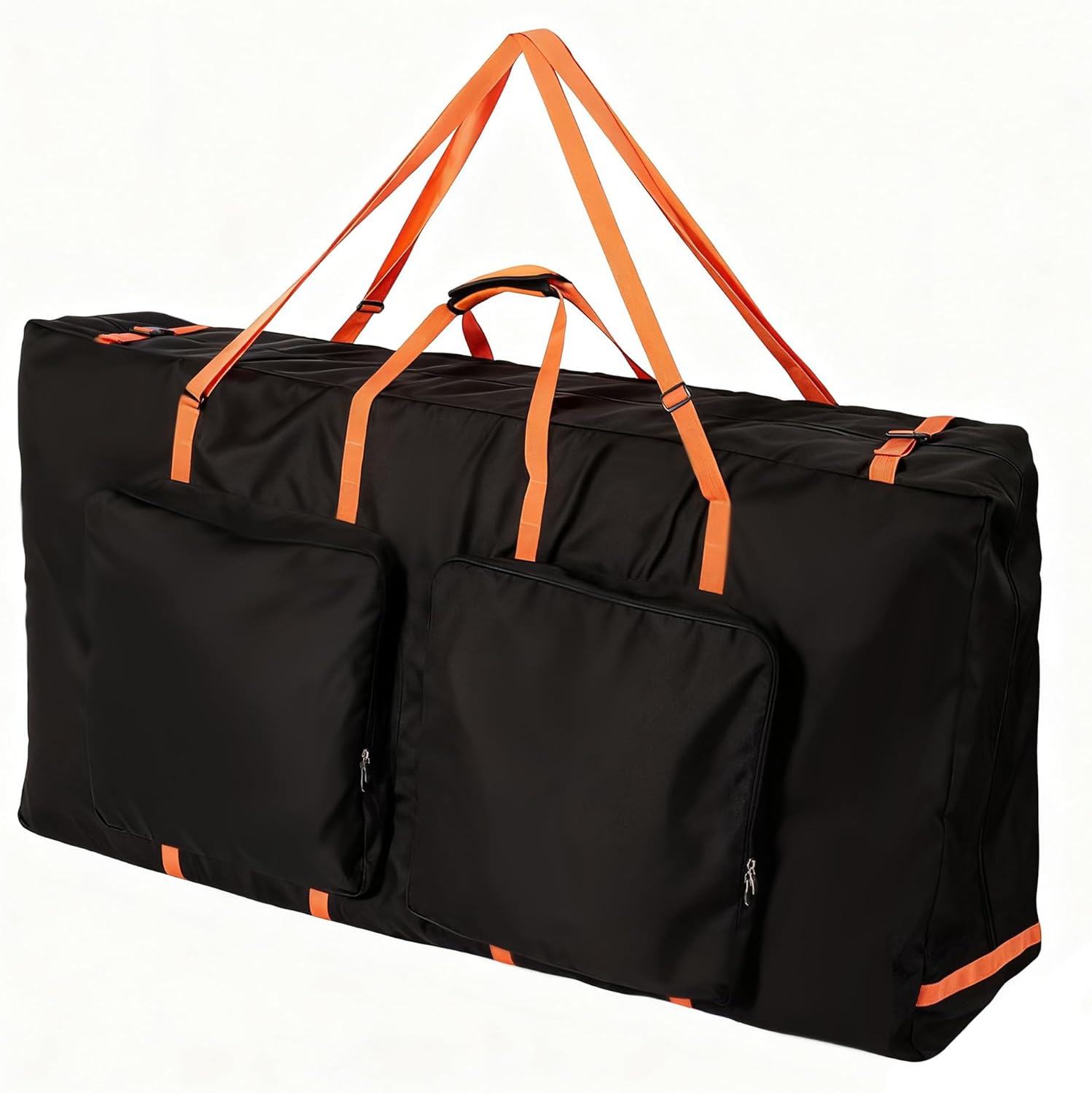 Cornhole Carrying Case Fits 4' x 2' Regulation Size Board, Heavy-Duty 600D Cornhole Boards Bag with Protective Padded Foam & Extra Pockets for Cornhole Outdoor Games