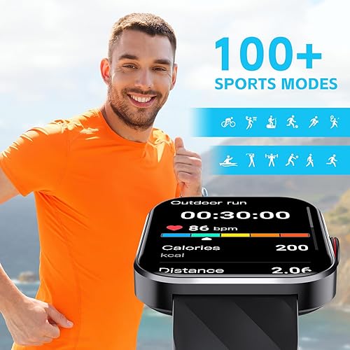 Miniatura 7 de Smart Watch for Men (Call ReceiveDial) 1.91" HD Screen, Fitness Watch with Heart Rate SpO2 Sleep Monitoring, Activity Tracker watch with Bluetooth