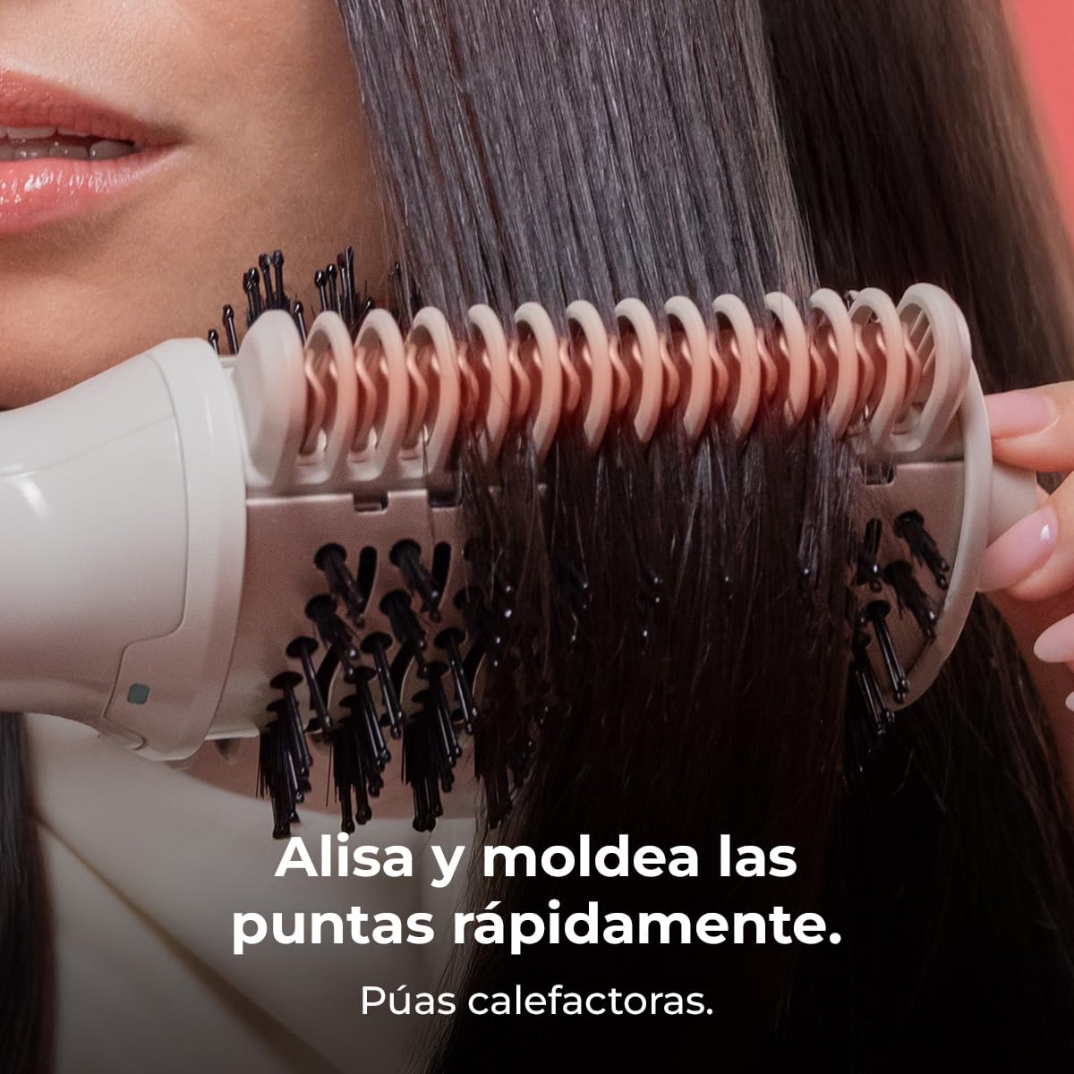 Cecotec Cepillo de Aire Placas Calefactoras Air DryBold. 1200W, Seca, Alisa, Moldea, Da Volumen y Desenreda, Generador de Iones, Temperaturas Controladas, Cabello Húmedo y Seco, 3 Modos, Punta Fría