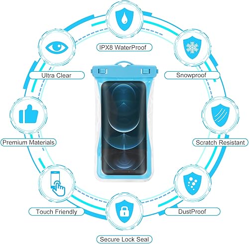 Miniatura 6 de Urbanx Funda impermeable universal para teléfono móvil Funda seca diseñada para Xiaomi Redmi K40 Gaming para todos los demás teléfonos inteligentes