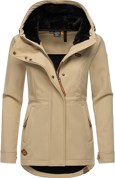 Ragwear Dizzie overgangsjas voor dames, lichte jas met capuchon