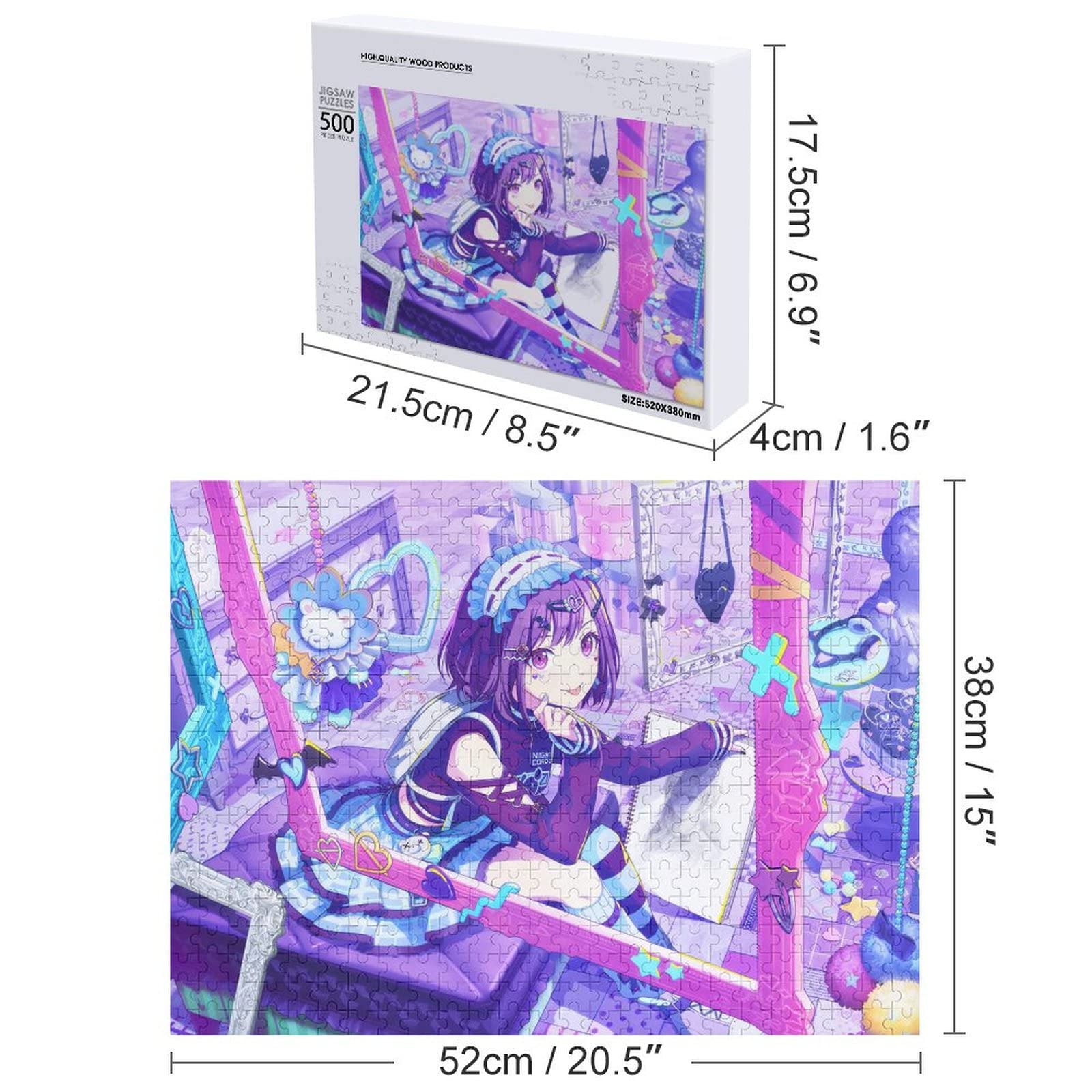 Amazon.co.jp: 東雲絵名 ジグソーパズル アニメ 大人用 減圧 脳開発