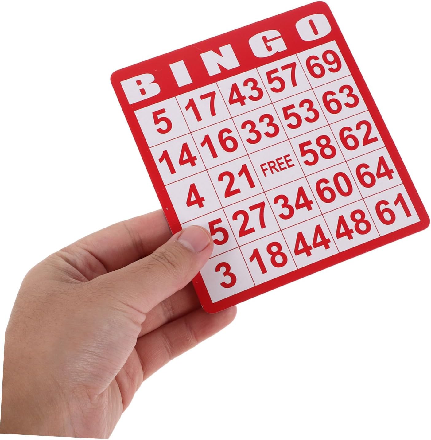 100pcs Colorful Bingo Cards Paper Party Game Supply with 5 Colors and Ages, Parent Communication and Enhancing Teamwork, for Schools and Summer Events