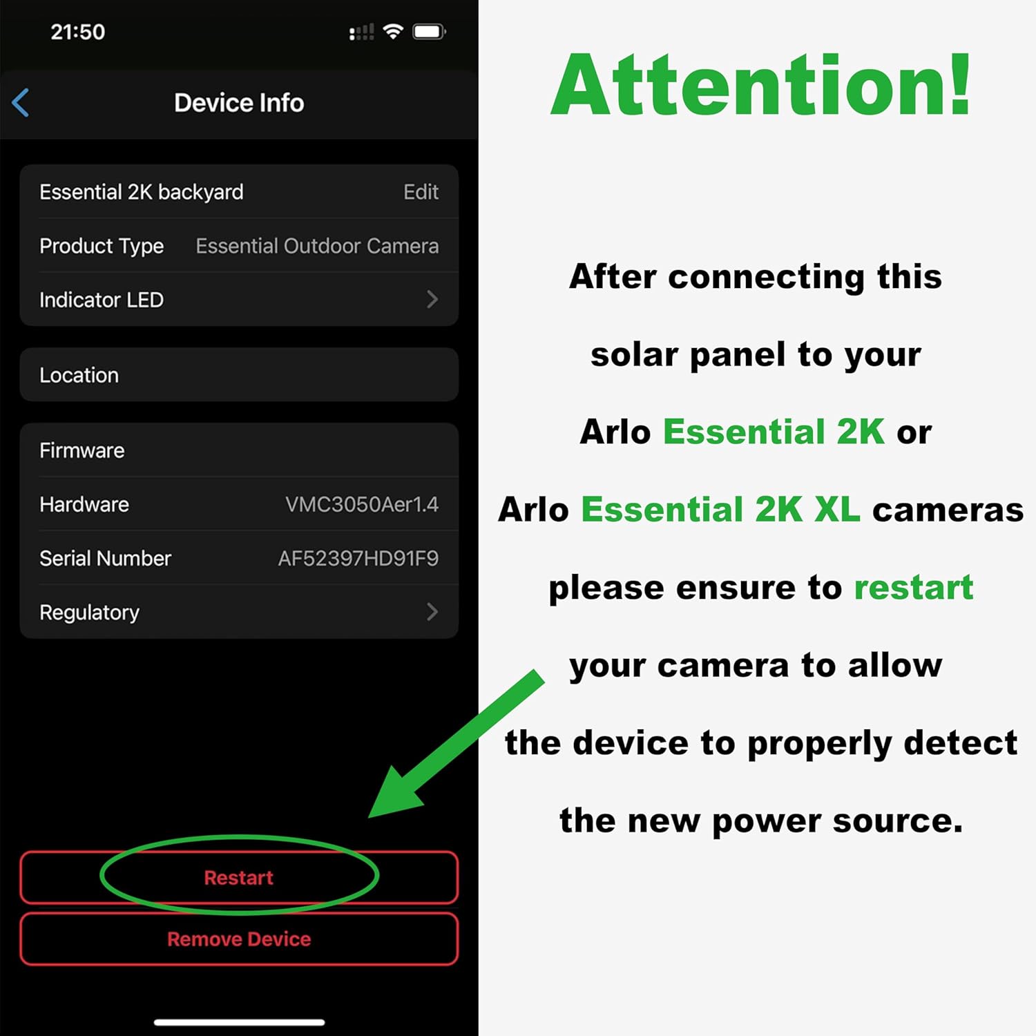 Solar Panel Charger for Arlo Essential/XL Spotlight Camera, Arlo Essential 2K/2K XL Camera,with 13FT Micro USB and Type-c Cable and Adjustable Aluminum Alloy Mount, Solar Panel Charger(2 Pack)