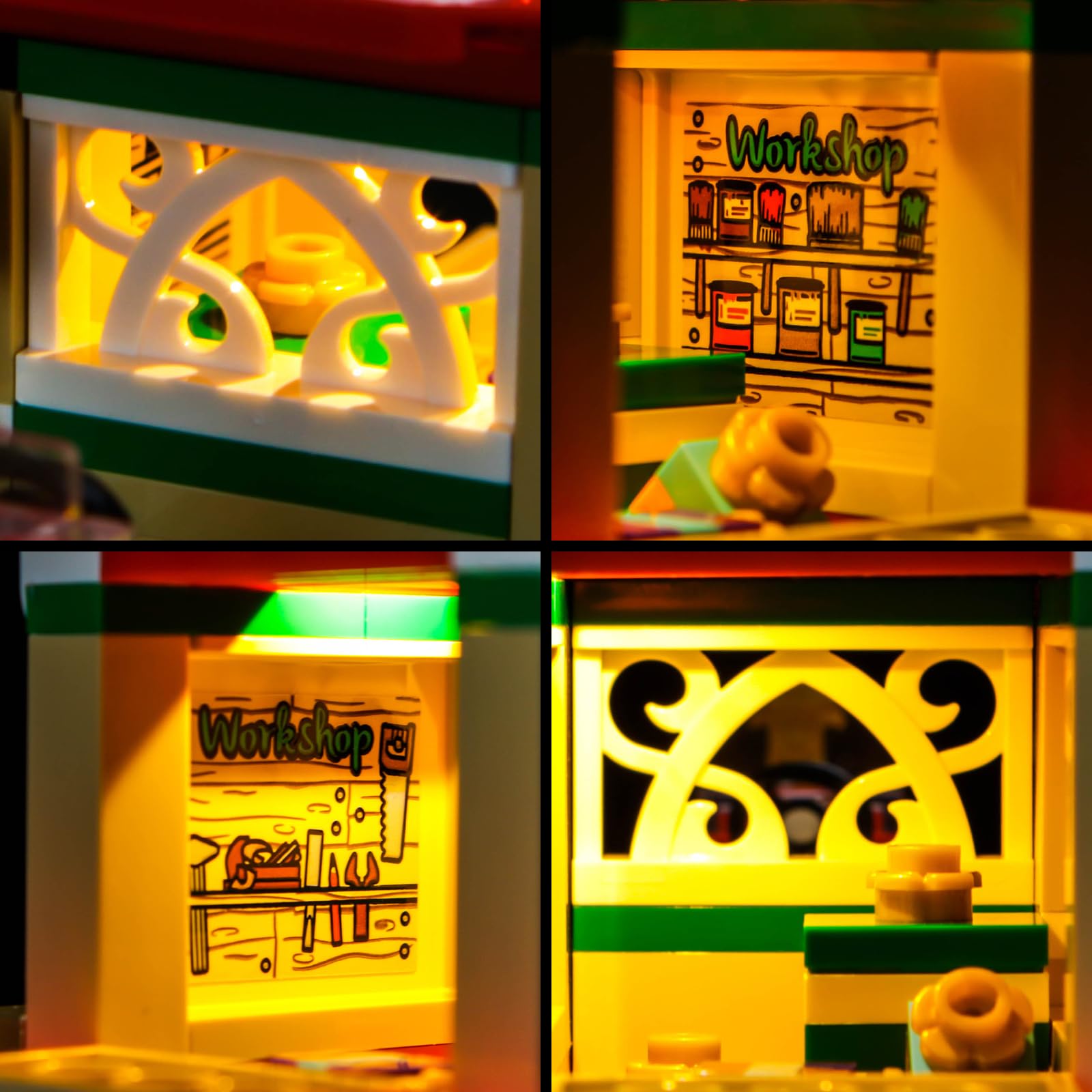 Led Light Set Compatible with Lego 40746 Santa's Delivery Truck (No Model) - Image 4