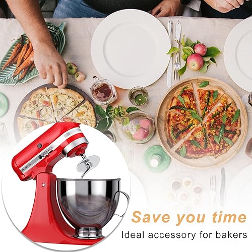 Miniatura 3 de Accesorio de gancho de acero inoxidable compatible con batidora Kitchen-Aid de 4.5 a 5 cuartos de galón, gancho de pan K45DH de repuesto para K45,