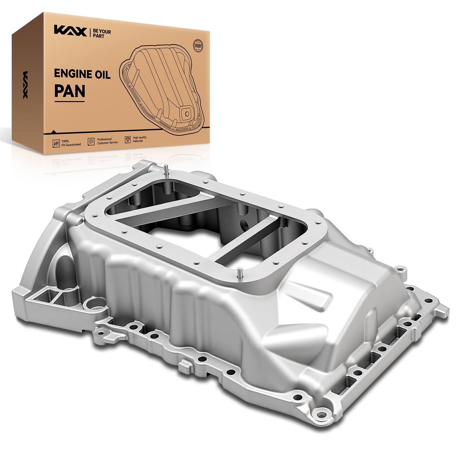 KAX 264-858 Engine oil pan Compatible with 2012-2017 Wrangler, 2018 Wrangler JK