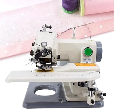 Portable Blind Hem Sewing Machine - Invisible Seam, Electric Blind Chain Stitch Sewing Machine, 1200RPM Blindstitch Sewing Machine for Cotton, Woolen, Iber and Other Fabrics