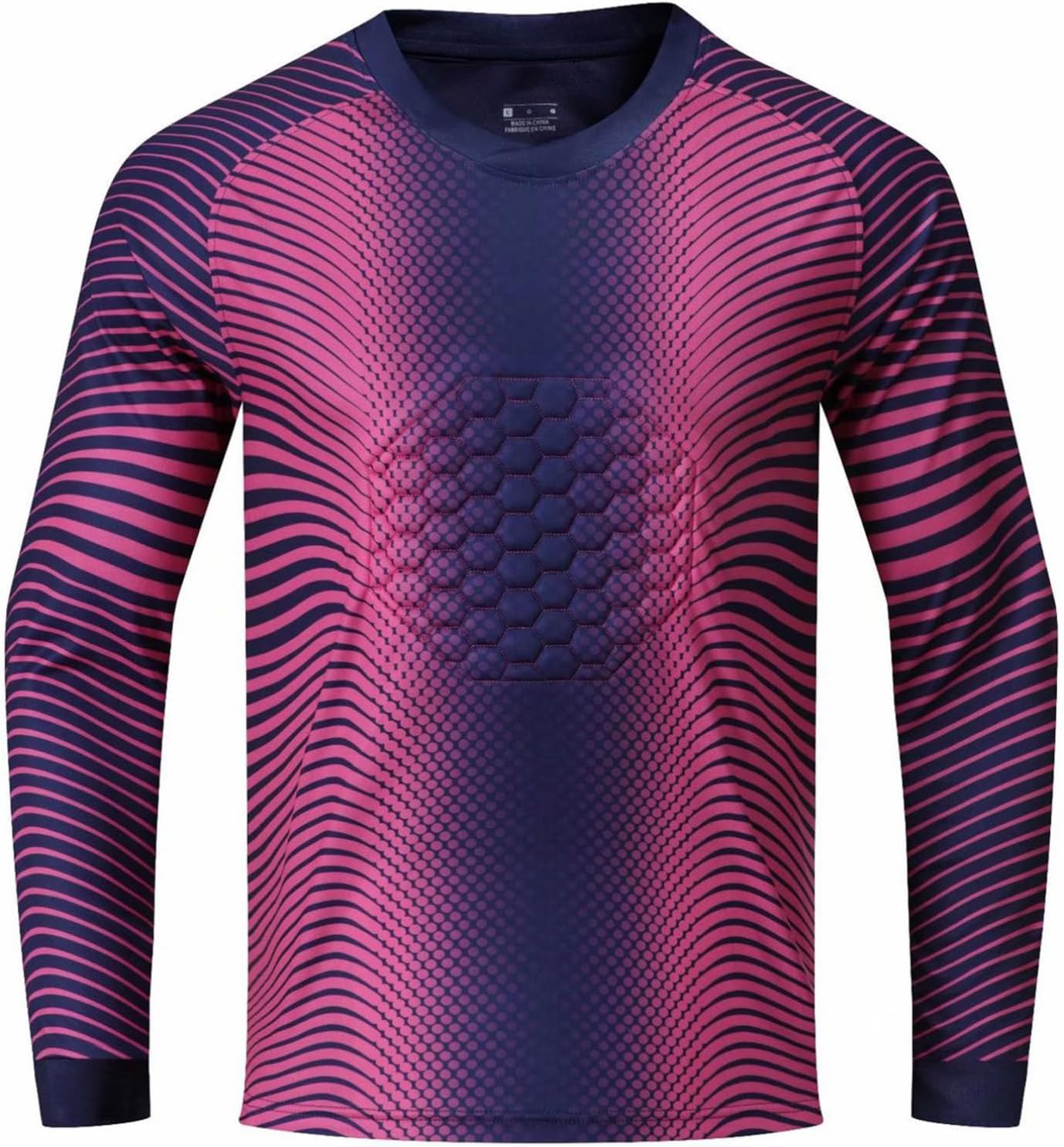 Girls Youth Goalie Jersey Boys Padded Gladiator Goalkeeper Shirt with Sponge Protector Sports Team Training Uniform
