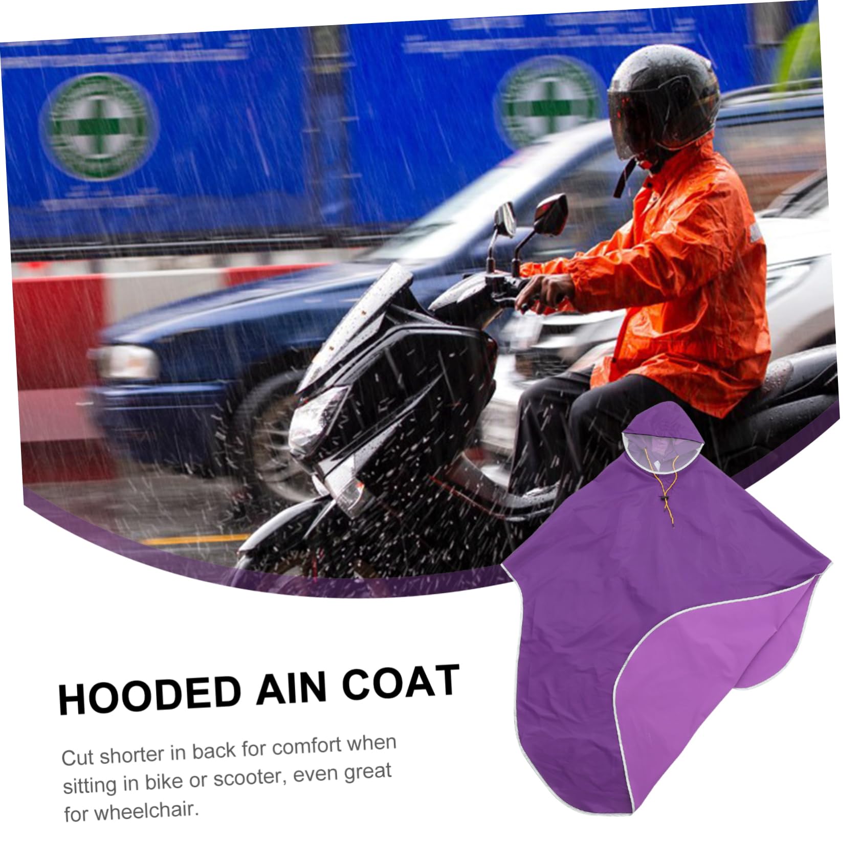Veemoon Cavalcando impermeabile donne cappotto di pioggia copertura della pioggia per biciclette costume ciclo costume per ciclo Donne per cappotto da pioggia impermeabile pancho pioggia