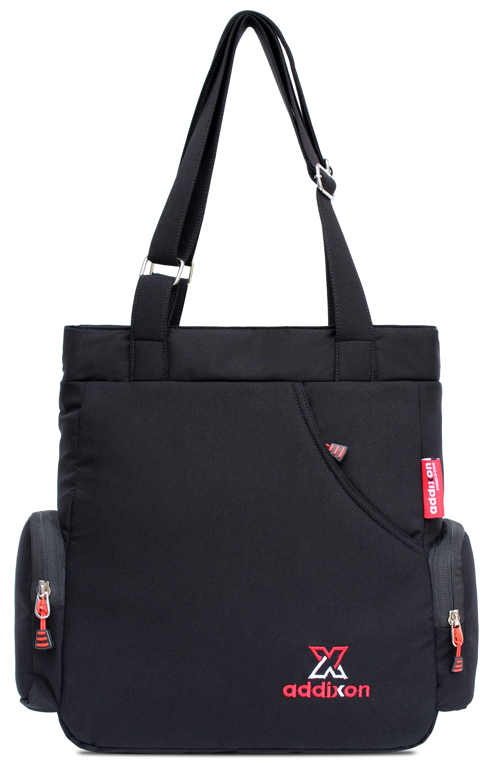 Addixon Women Stylish Handbag 10L: adjustable handle handbag for women and Functional Accessory for Modern Women - Black, Red (B097MTTM59) Amazon Price History, Amazon Price Tracker
