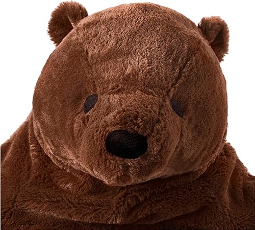 Miniatura 6 de Djungelskog - Oso gigante de peluche de simulación, juguetes de peluche marrón para niños, niñas, día de San Valentín, cumpleaños grandes regalos