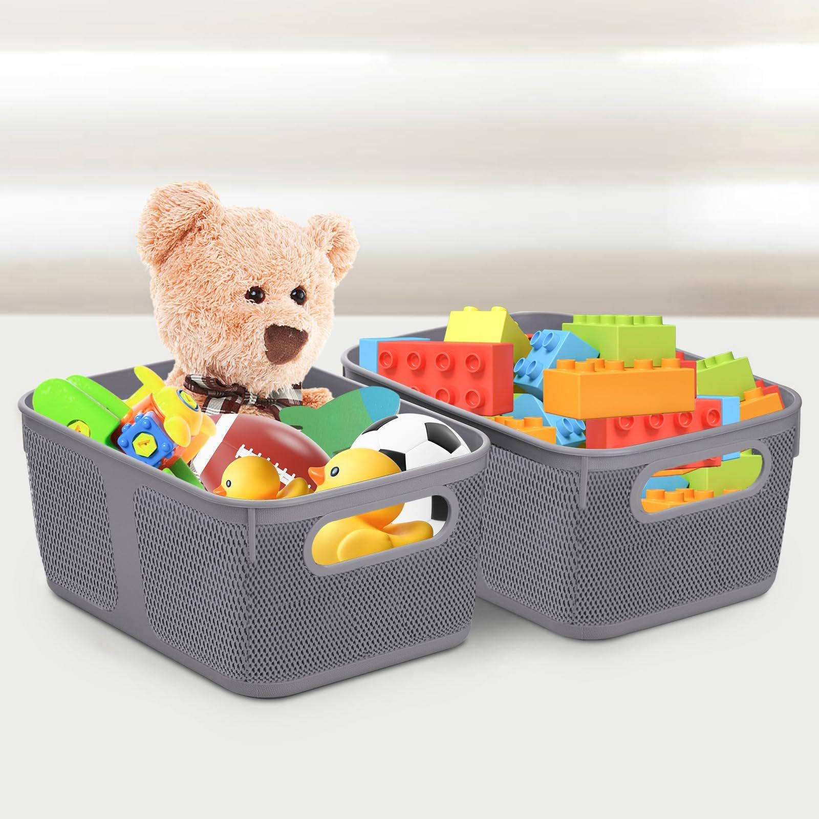 Frcctre Lot De 9 Paniers De Rangement En Plastique, Petits Paniers De Rangement En Plastique Avec