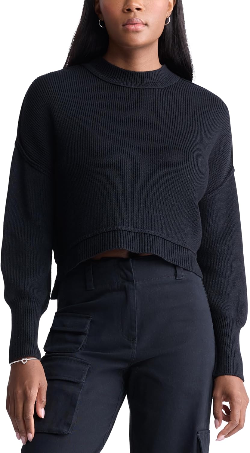 Buffalo David Bitton Womens Seema Dolman Sleeve Sweater