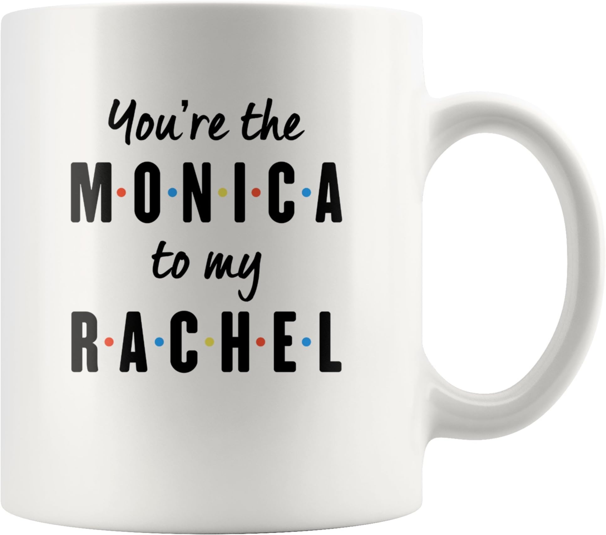 NewEleven You're The Monica To My Rachel Coffee Mug Hot Gifts Funny Mug For Best Friend Her Him Men Women 2018 11oz