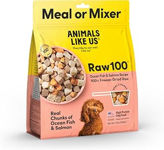Raw100 Freeze-Dried Chicken Organs Dog Food, Meal or Mixer, High Protein, Complete and Balanced, No Corn or Wheat,13oz