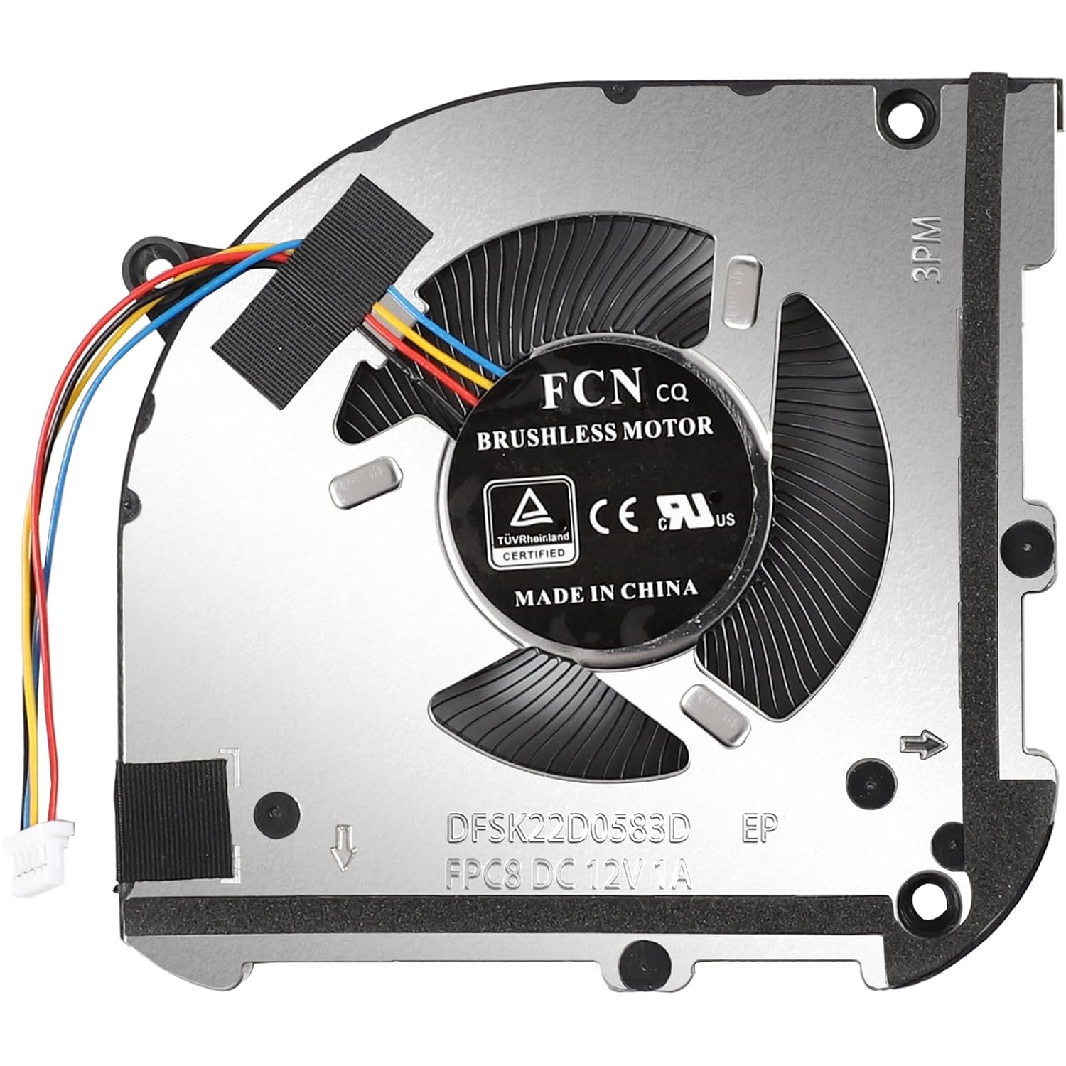 New CPU Cooling Fan for ASUS Vivobook S 15/14 K3402Z K3402ZA K3502 K3502Z M5402 M3502 M3402Z M5602Q S5402Z S3402Z S3402ZA BAPA0806R2HY001 DFSCK22D05883D FPC8 DC12V 1A