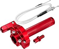 Vista 10 de Throttle Grip Throttle Cable Motorcycle 22mm Universal CNC Aluminum Accelerator Throttle Twist Grips Handlebars for KLX CR CRF EXC XR TTR CB SSR ATV