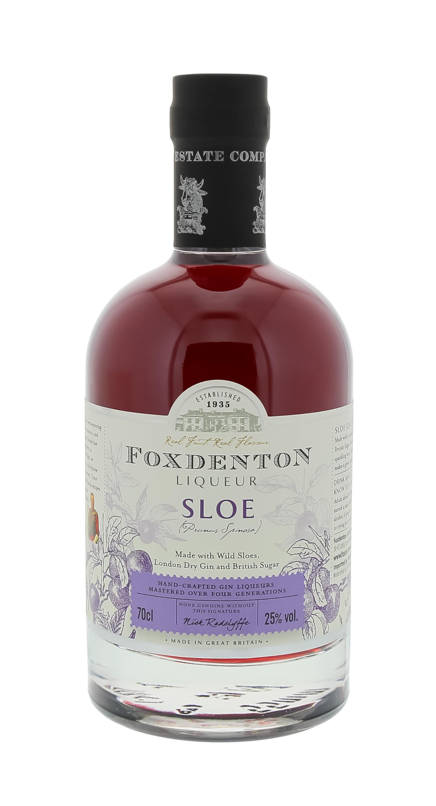 Foxdenton Estate Sloe Gin Liköre (1 x 0.7 l)