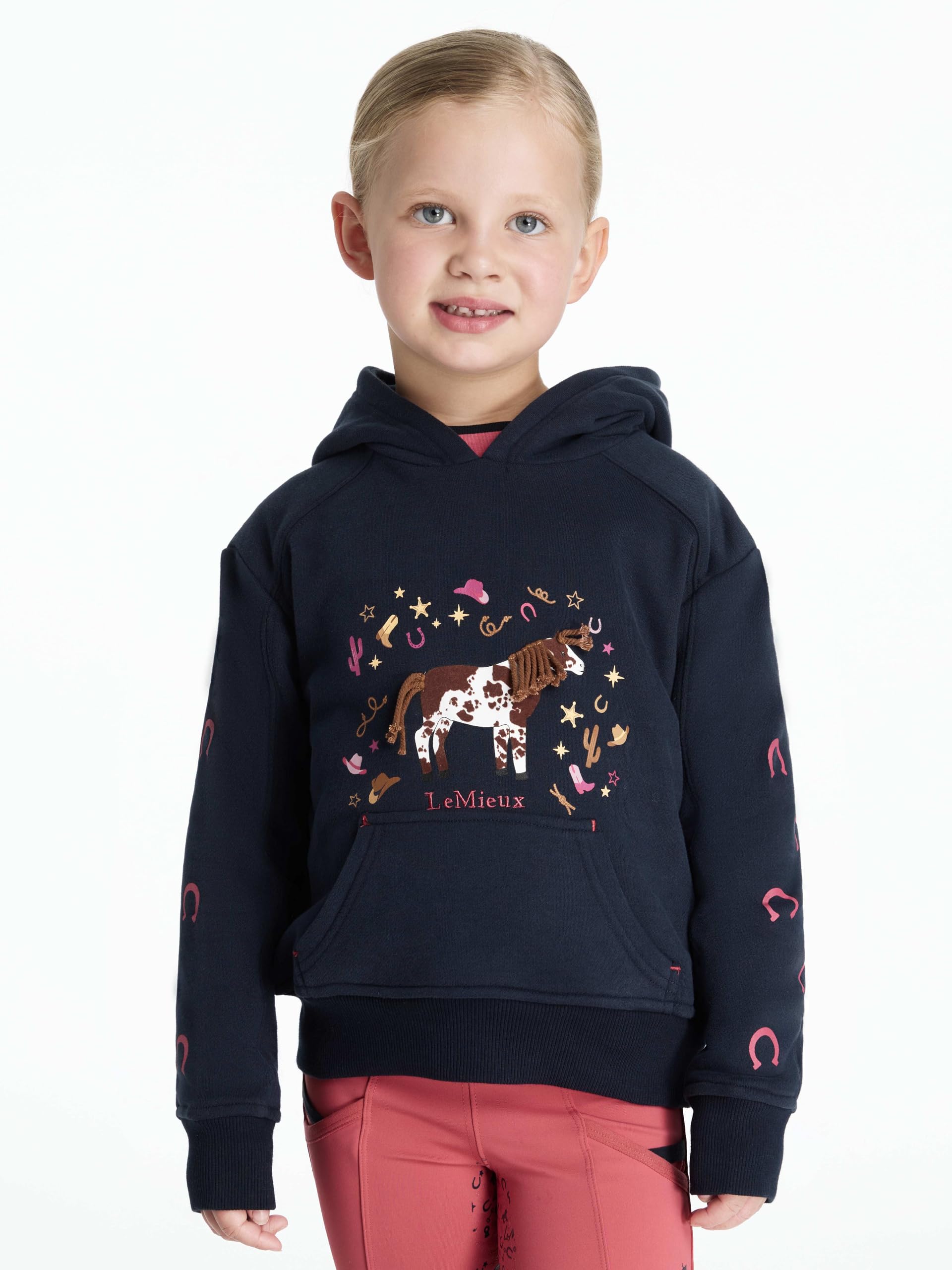 LeMieux Mini Romi - Felpa con cappuccio per bambini, colore: Blu navy