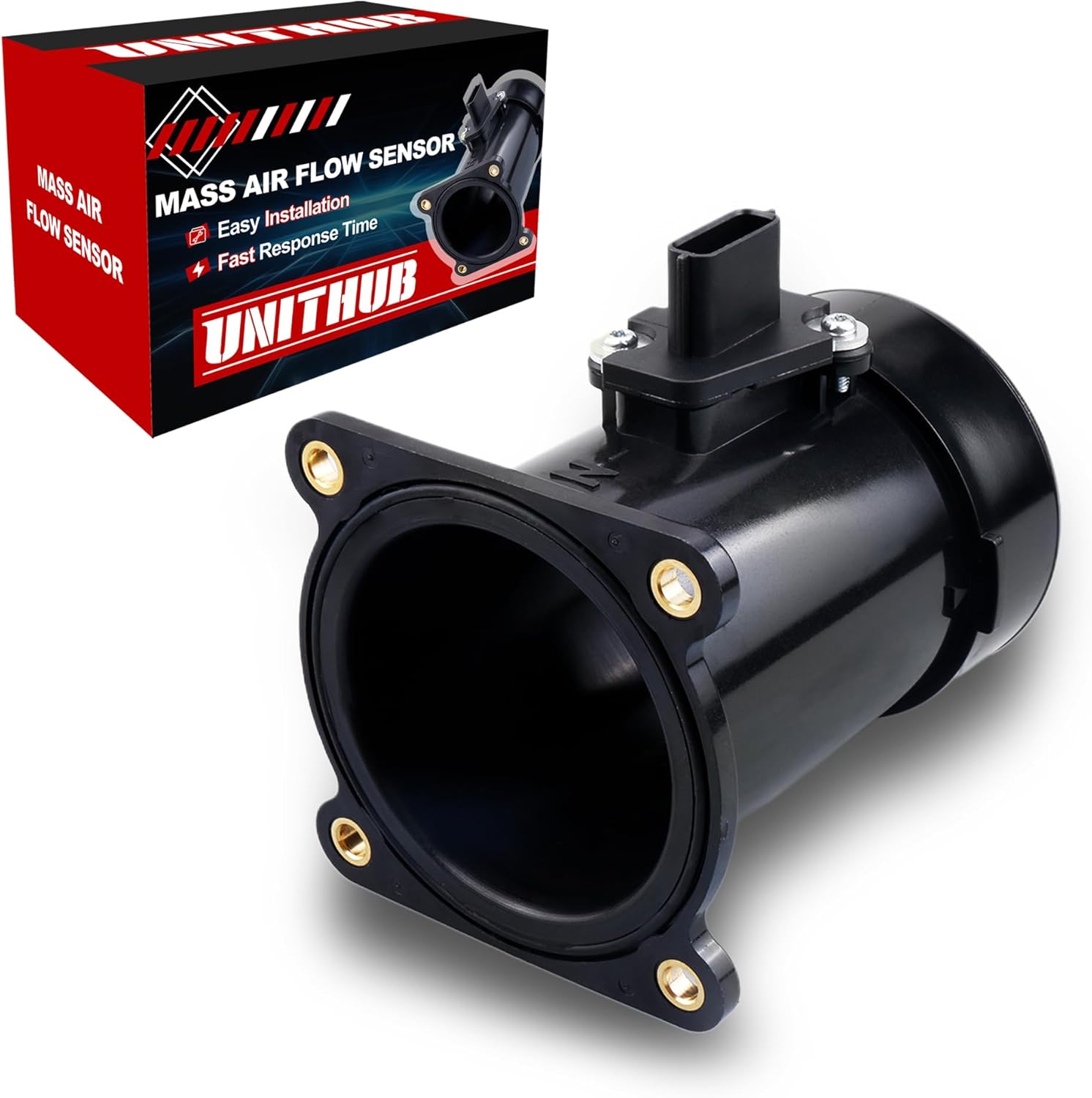 MAF Mass Air Flow Sensor Meter w/Housing 22680CA000 1580981 Compatible for Nissan Altima Maxima Murano Sentra Pathfinder Infiniti 2003-2009