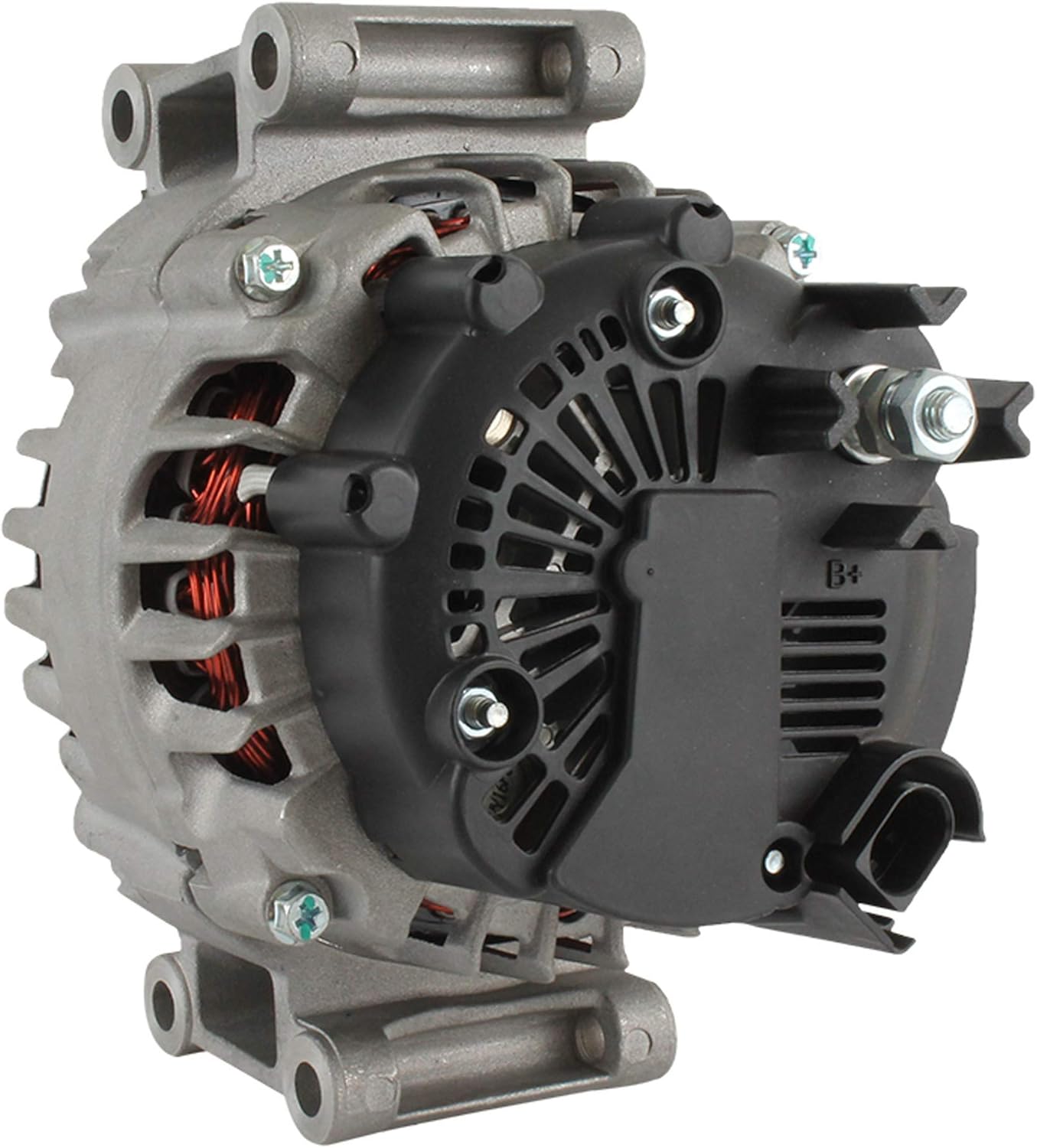 DB Electrical 400-40130 12V 128A Alternator Compatible With/Replacement For Mercedes-Benz C250 2012-2015, SLK250 2012-2015, SLK350 2013 AVA0153, 11716, LRA03481, 014-154-14-02, Clockwise