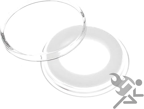 5 Air-tite 18 mm خاتم أبيض حامل عملة كبسولات للحلاق يجلس الزئبق روزفلت الدايمات