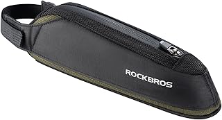 ROCKBROS Borsa Telaio Bici, Borsa Tubo Superiore, Borsello Triangolo Bicicletta, Grande Capacità, Adatto per MTB, Bici da Corsa, Gravel, Facile Installazione, 3 Modalità
