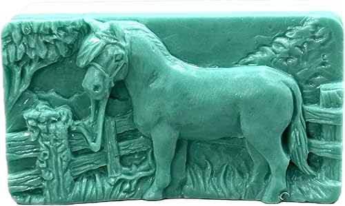 Miniatura 7 de Molde de silicona de caballo para jabón que hace la vela yeso arcilla ganado