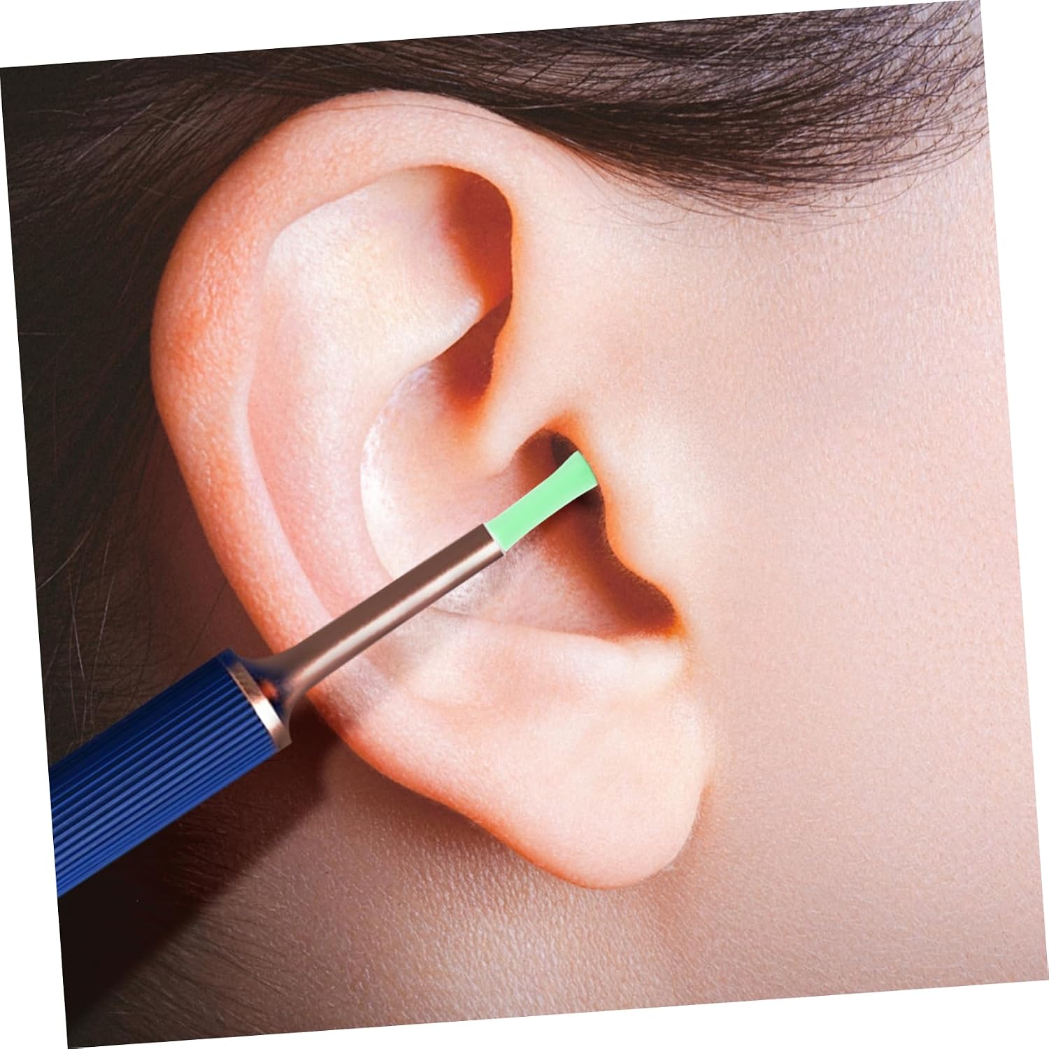 10pcs Cute Design Ear Spoon Covers Replacement Ear Cleaning Spoon Sleeves Earwax Removal Accessory Reusable for