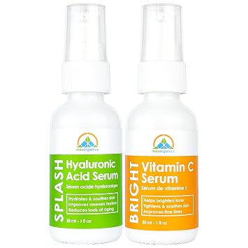 The Serum Kit - Skincare Gift Set with Vitamin C and Hyaluronic Acid Serums for Skin Tightening, Anti Aging, Moisturizing and Hydrating Your Skin 1oz
