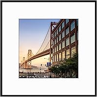 Vista 16 de Frametory, marco de fotos de aluminio de 16x20 - Marco negro de 16 x 20 con alfombrilla extraíble para foto de 11 x 14 - Marco de metal duradero