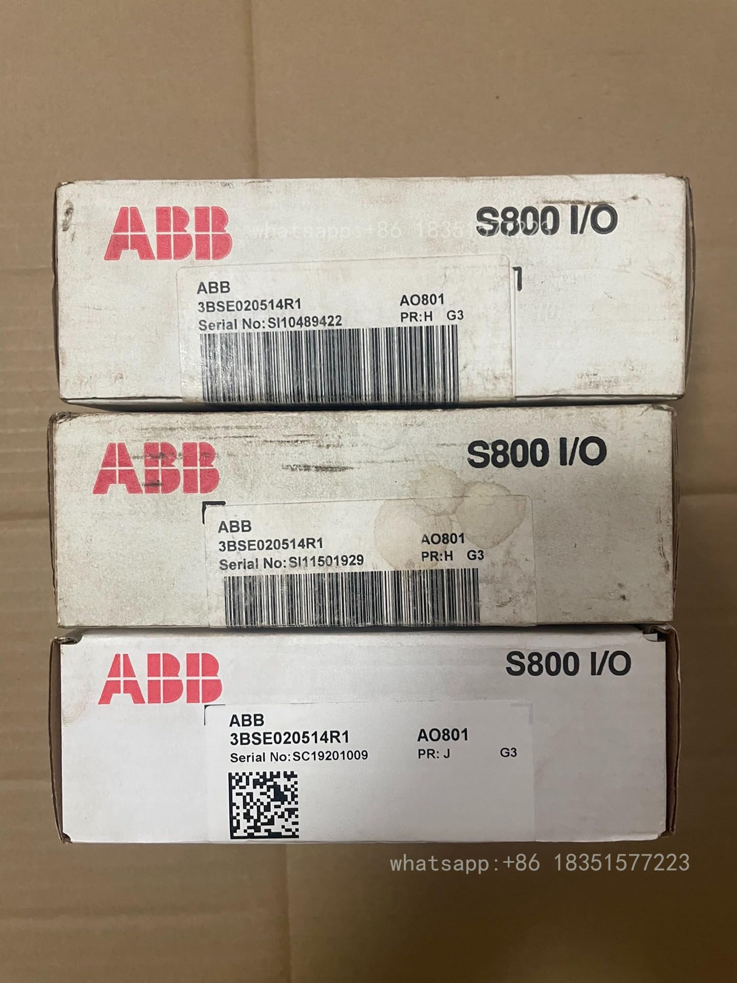 1PC New in Box AO801 3BSE020514R1 8-Channel Analog Output Module