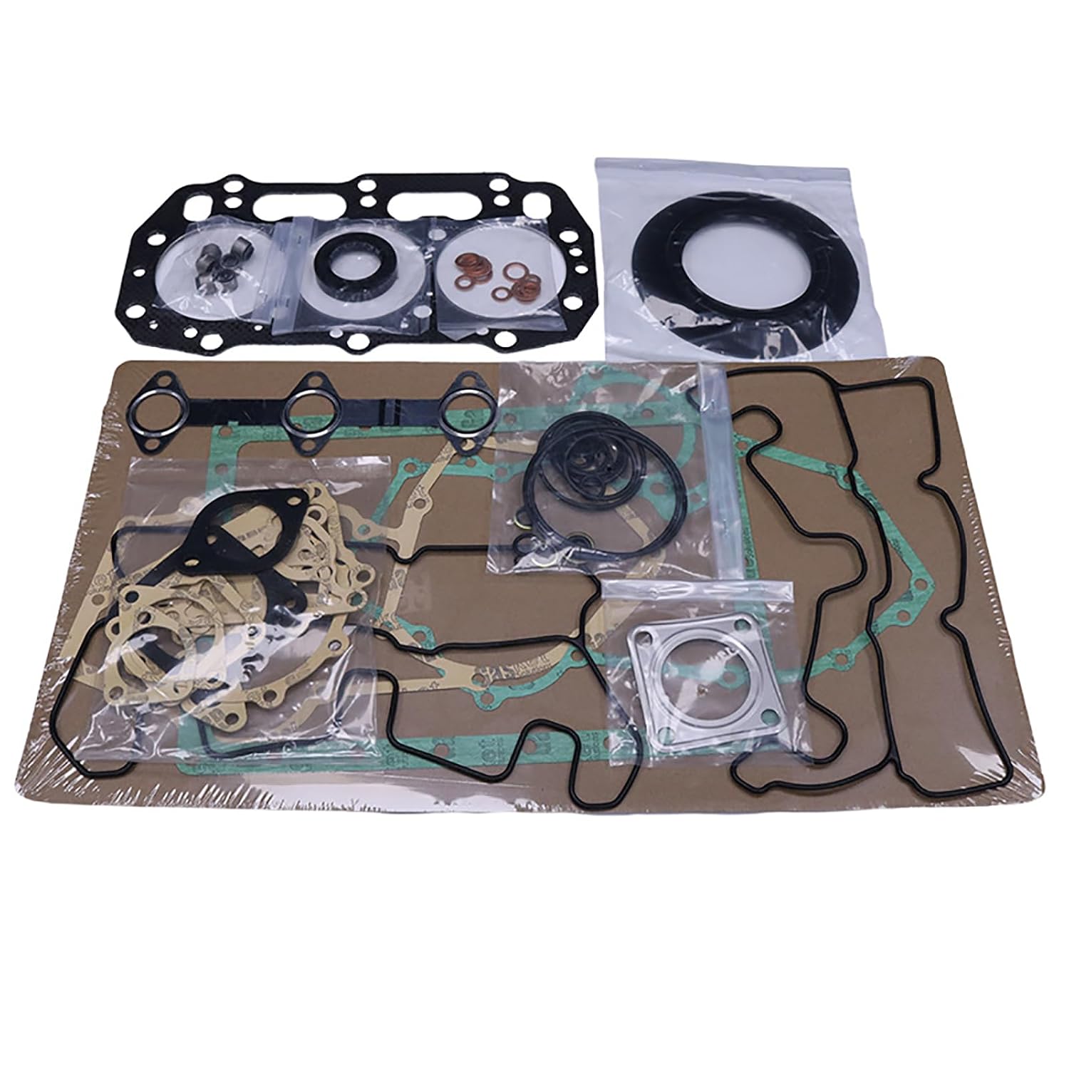 FridayParts Full Gasket Set SBA195907010 Compatible for Ford New Holland Tractor 1520 1530 1620 1630 1715 1720 1725 1925 Replacement