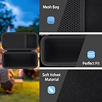 Vista 6 de khanka Hard Travel Case Replacement for Sonos Roam 2 / Sonos Roam Portable Smart Bluetooth Speaker