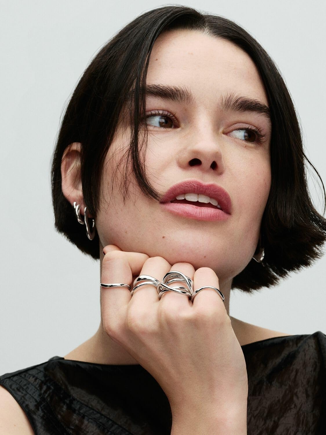 Pandora Essence Organically Shaped Band Ring - Sterling Silver Ring - Gift for Women - Includes Gift Box