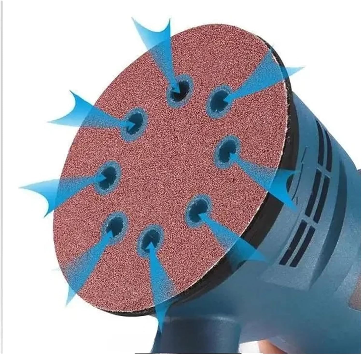Random Orbit Sander, 5 Inch Variable Speed 2.4A Electric Orbital Sander Polisher Kit