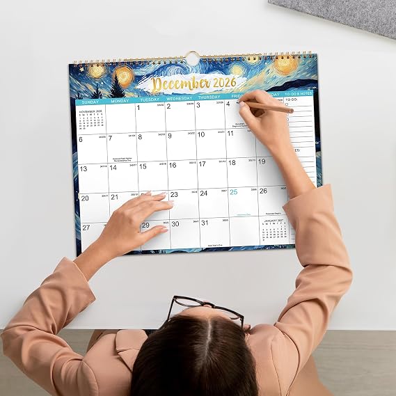 Calendar 2026-2027 - Wall Calendar 26-27, Jul 2026 - Dec 2027, 15 x 11.5