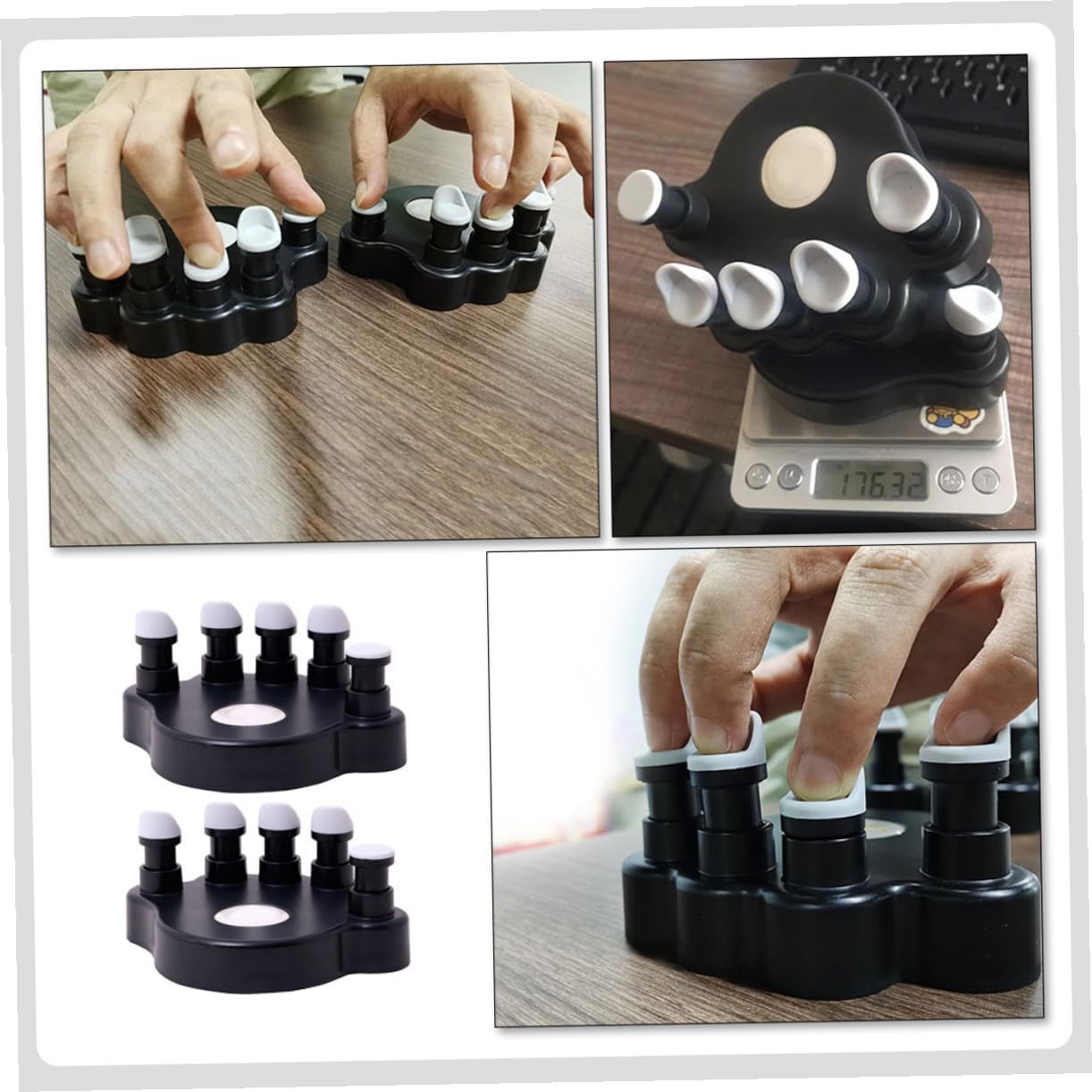 2pcs Piano Finger Strength Trainer Ergonomic Hand Corrector for Beginners Portable Design for Improved Finger Speed and Coordination for Piano Practice and Skill Development