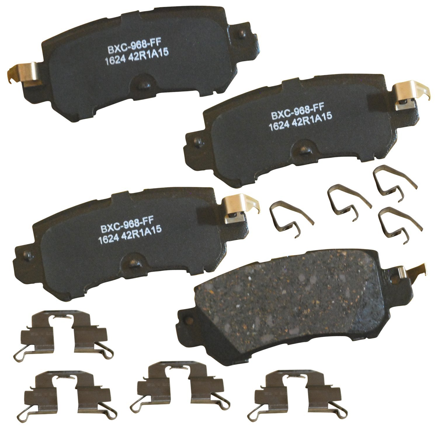Bendix Premium SBC1624 Ceramic Rear Brake Pads for Mazda CX-3 2018-2016, CX-5 2015-2013