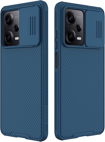 Nillkin - Funda protectora delgada para Xiaomi Redmi Note 12 Pro 5G, con protector de cámara, policarbonato duro, TPU ultra fino, antiarañazos, para