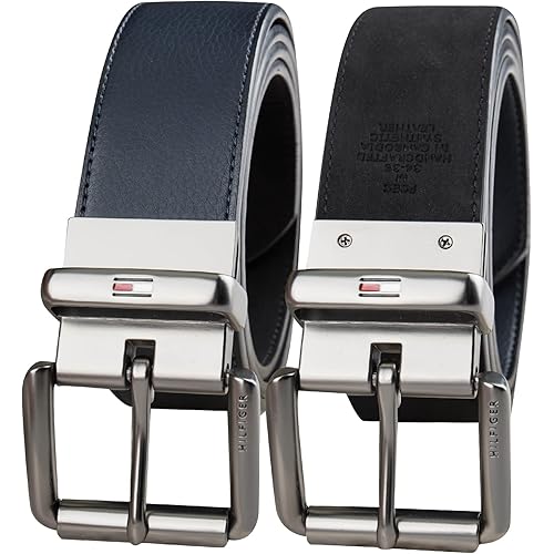 Tommy Hilfiger Men's Classic Everyday Two-in-One Reversible Belt