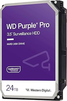 Amazon.com: Western Digital 24TB WD Purple Pro Surveillance