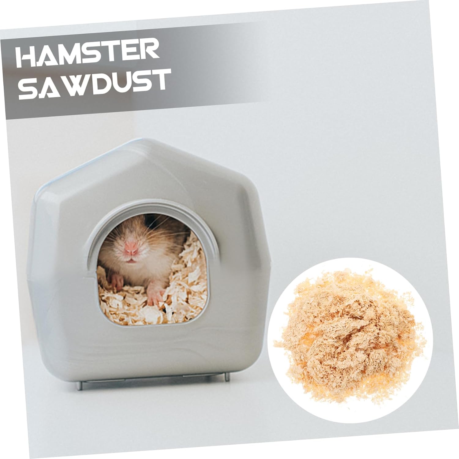 500g Pet Bedding Small Animal Bedding Shavings Cozy Environment for Rabbit Guinea Pig Chicken Coop Snake Reptile Sustainable